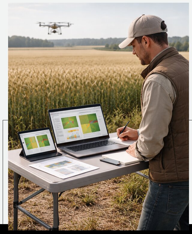 Система AI прогнозирования урожайности для точных агрономий в Ельце